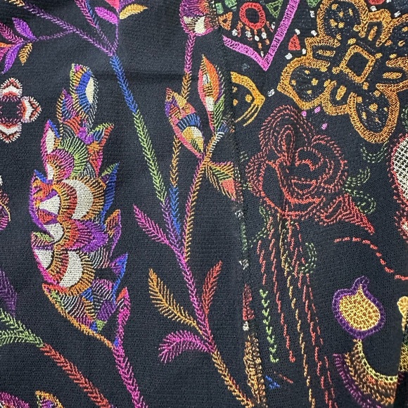 Vtg Fuzzi Jean Paul Gaultier Printed Skirt (14) - Picture 4 of 5